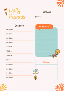 Cheerful Daily Planner