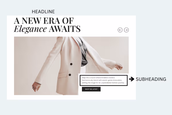 Headline & Subheading