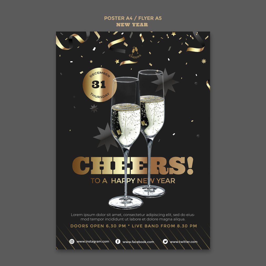 Elegant Style for New Year Celebration