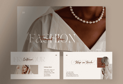 Clean Fashion Brand Guidelines Presentation Canva