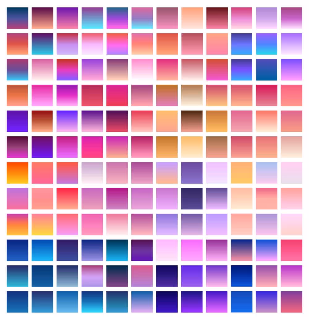 Gradient Design Trend at A Glance