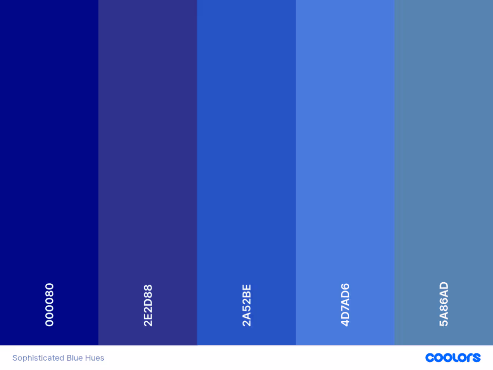 Sophisticated Blue Hues