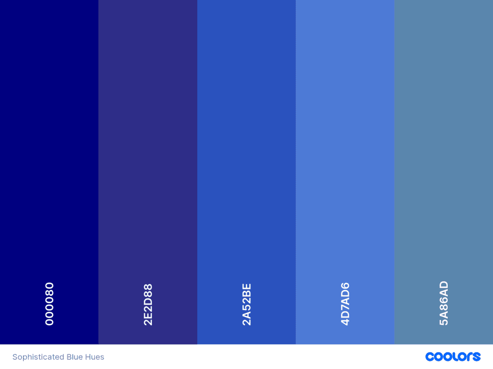 Sophisticated Blue Hues