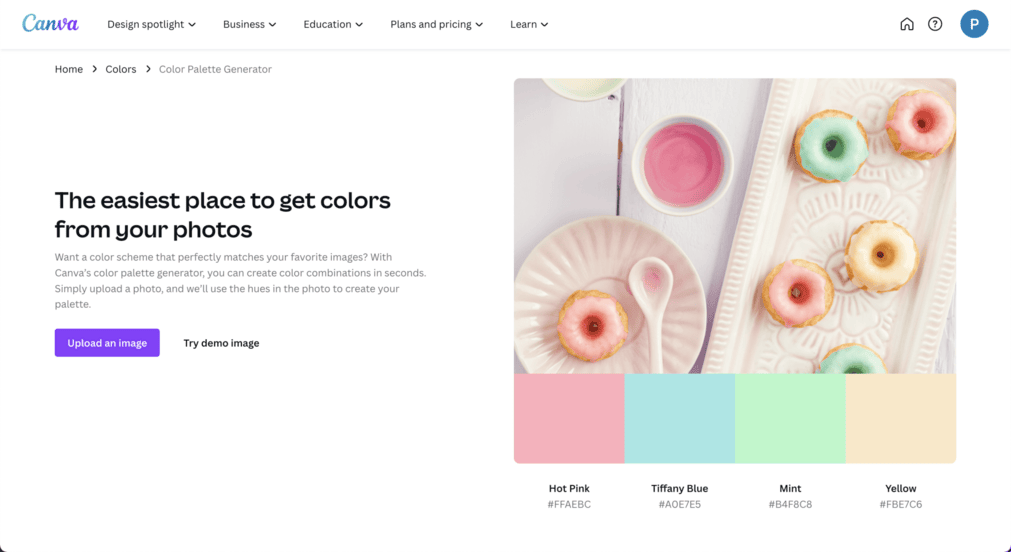 Canva Palette Generator
