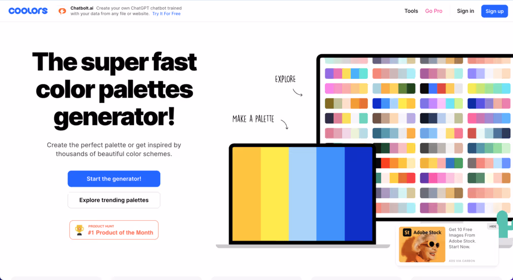 Coolors Color Generator
