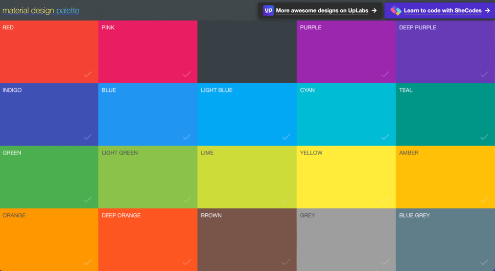 Material Palette Color Generator - Very Straightforward