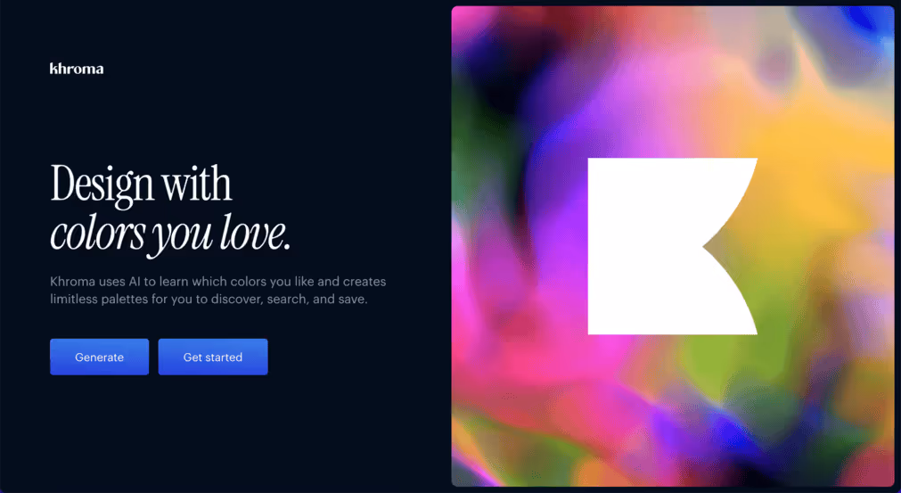 Khroma AI Color Generator