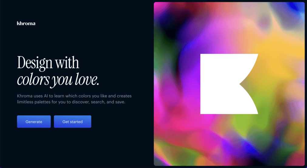 Khroma AI Color Generator