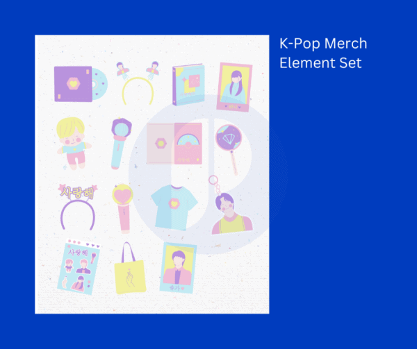 K-Pop Merch Element Set for K-Pop Lovers
