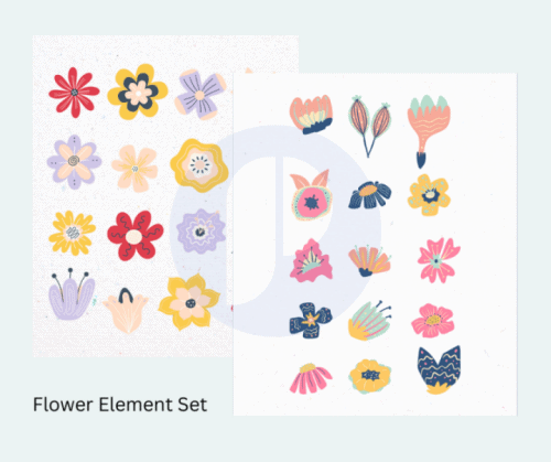 Spring and Abstract Organic Flowers for a More Cheerful Design