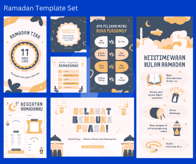 Celebrate the Holy Month with the Ramadan Template Set