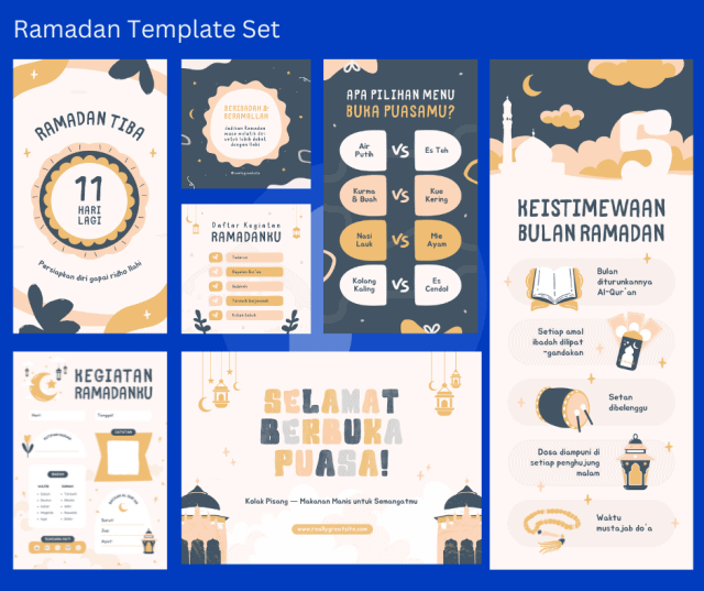 Celebrate the Holy Month with the Ramadan Template Set