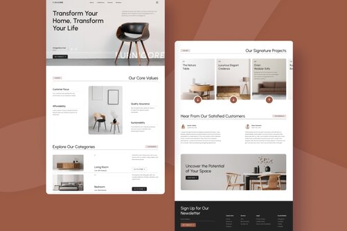 Furnicore for your furniture business website