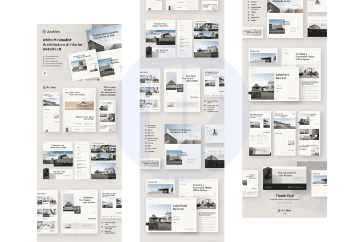 Archies' giving a pro look to your architecture and interior website