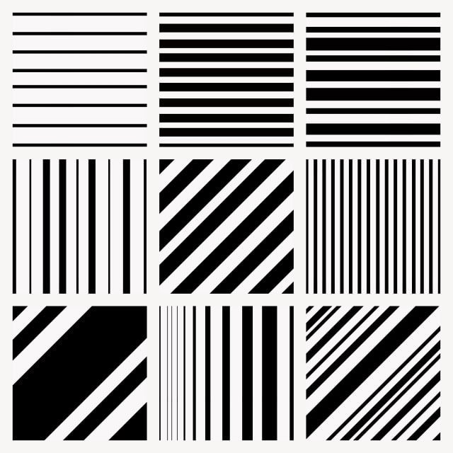 Simple and basic stripes patterns