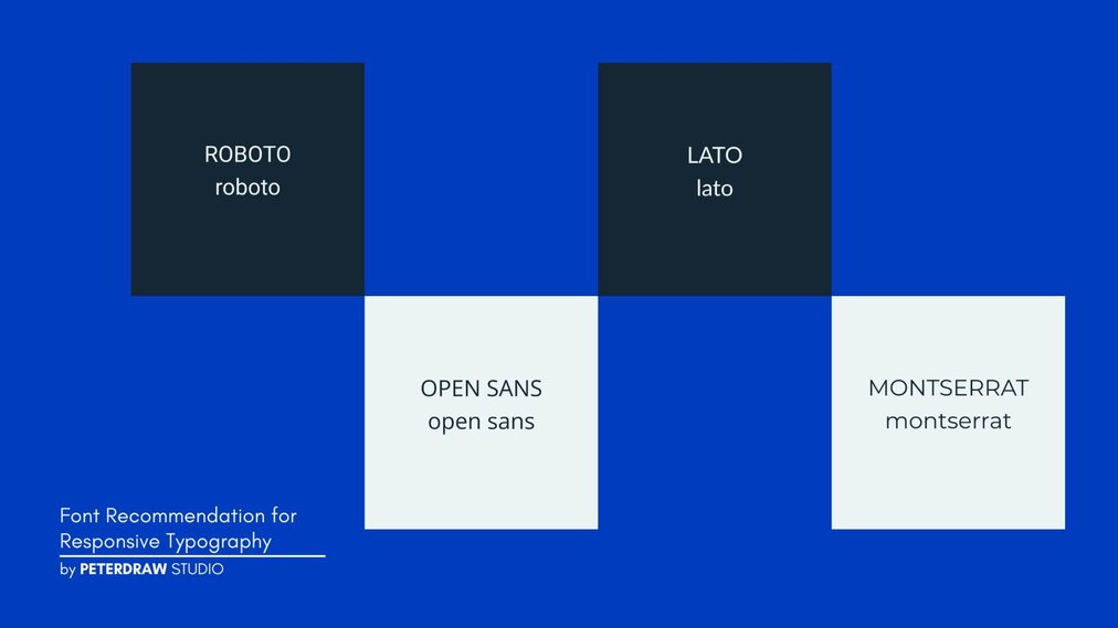 Font Recommendation for Responsive Typography