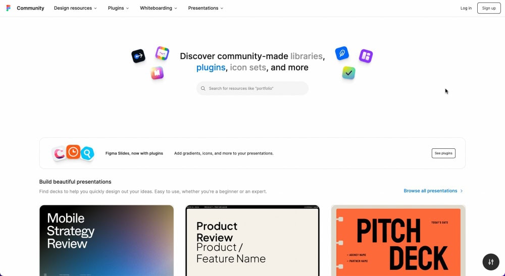 Figma Community is the official marketplace from Figma to download Figma templates