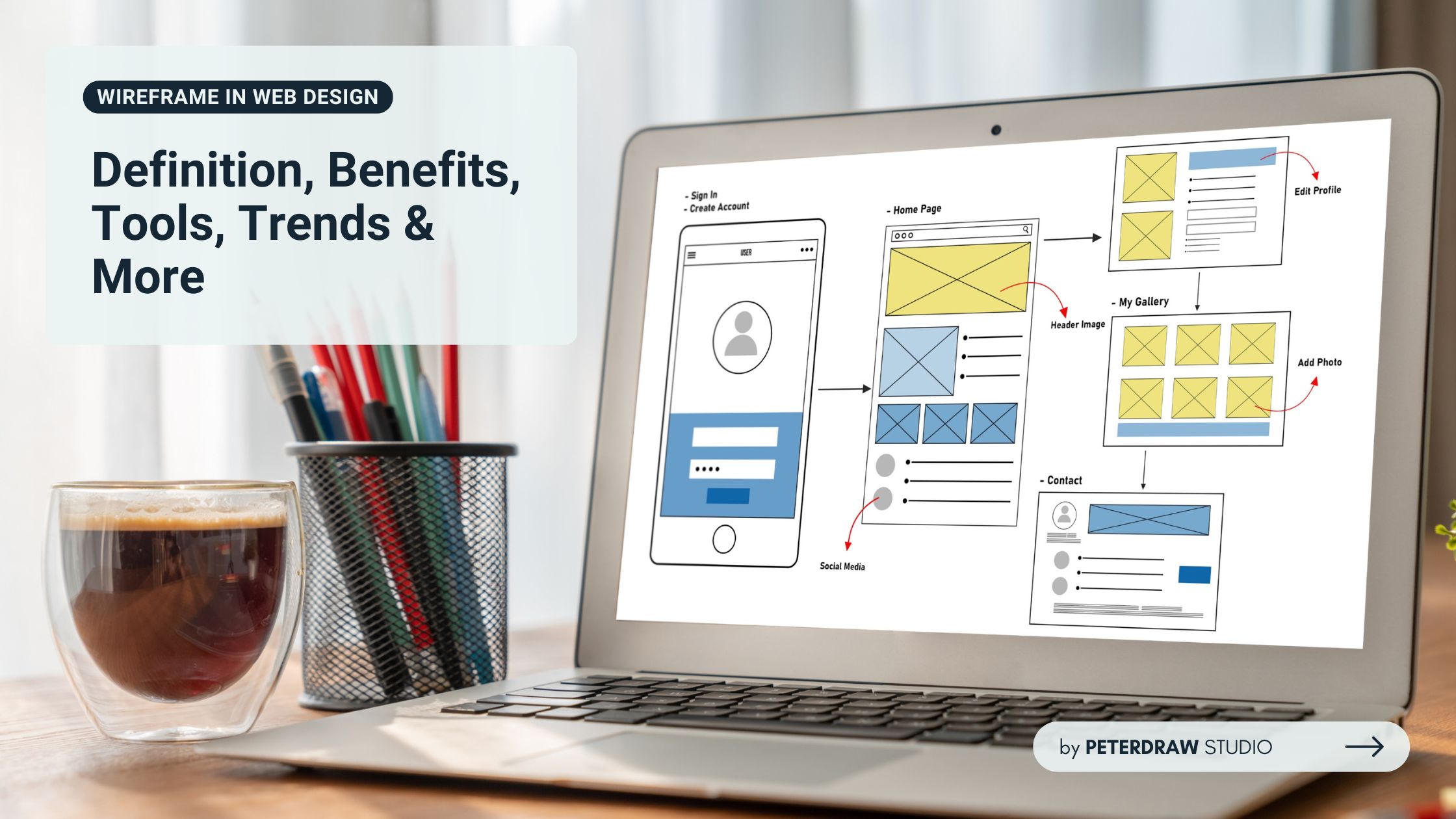 Wireframe in Web Design: Definition, Benefits, Tools, Trends & More