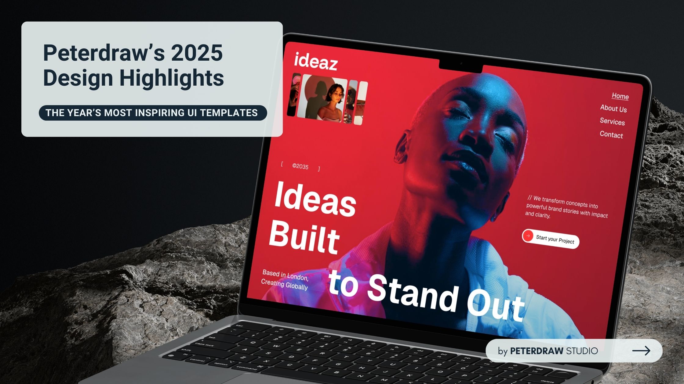 Peterdraw 2025 Design Highlights: The Year’s Most Inspiring UI Templates
