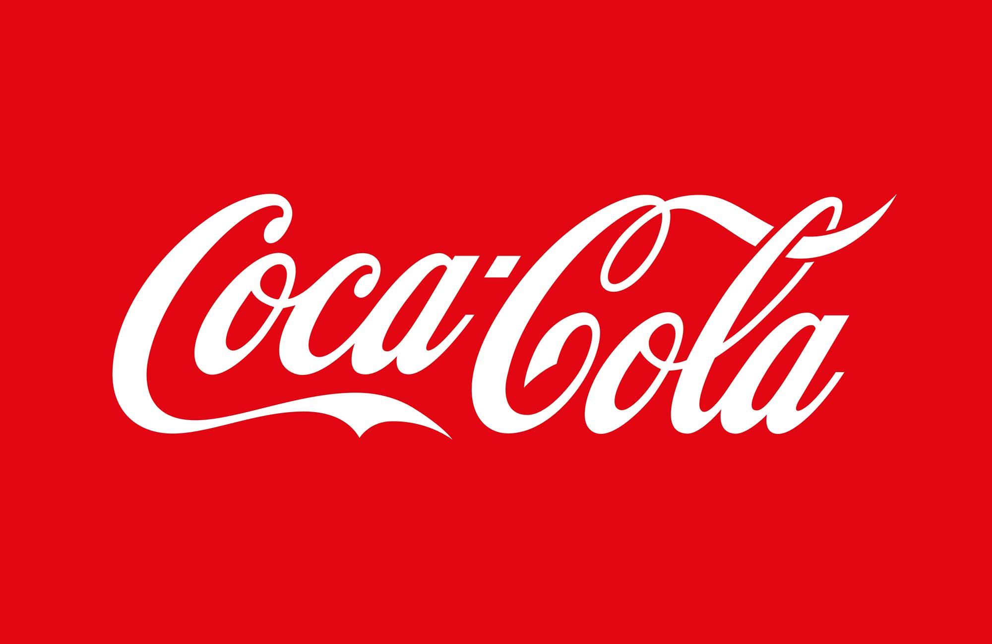 The unforgettable Coca-Cola script logo
