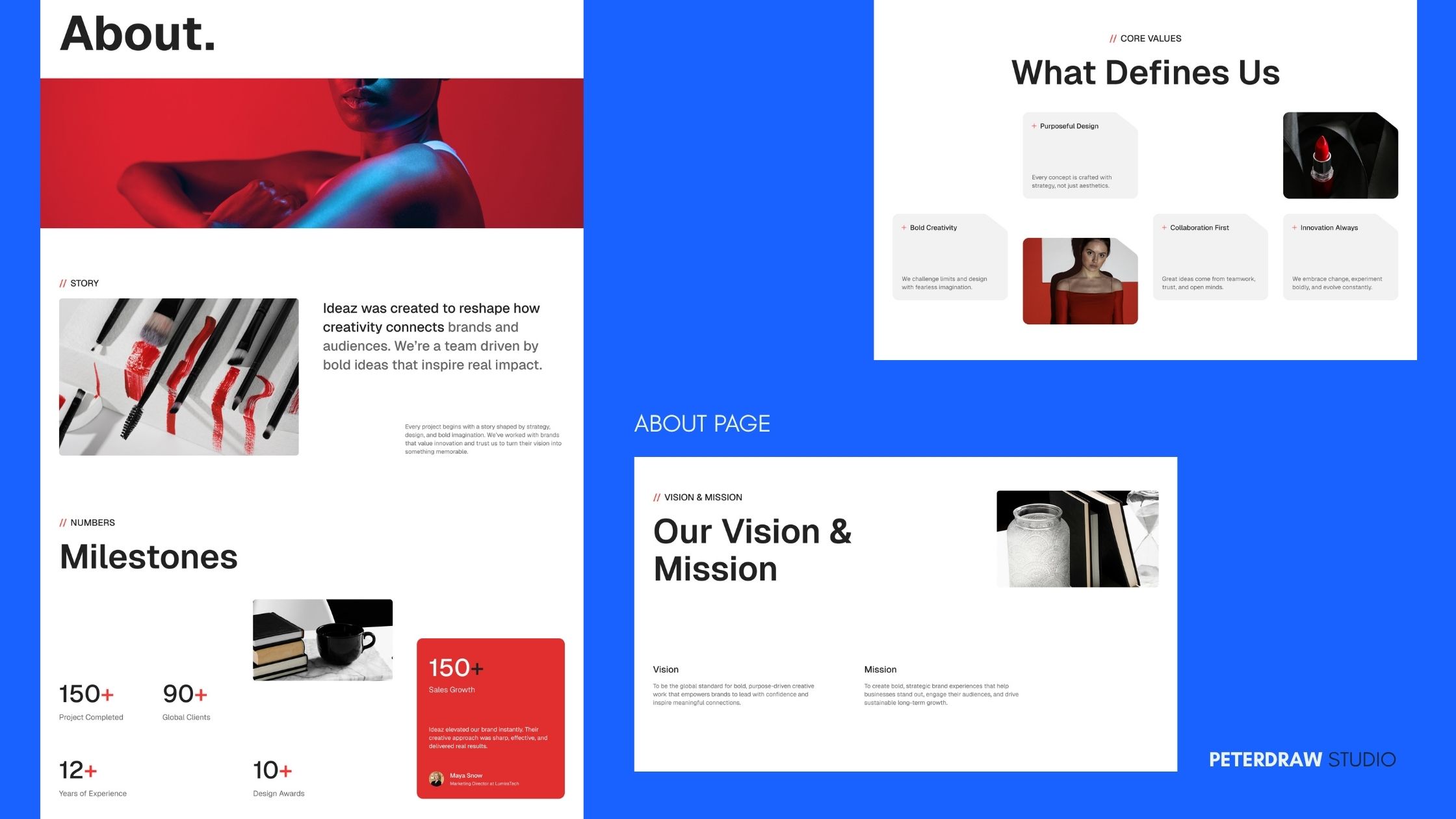 Example of about page