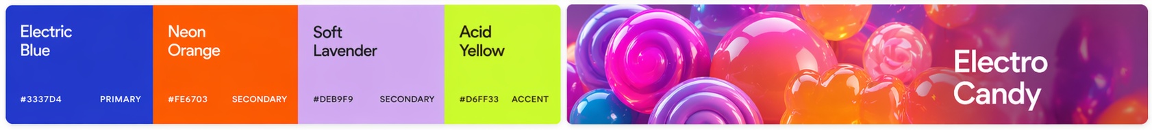 Electro Candy Color Combo