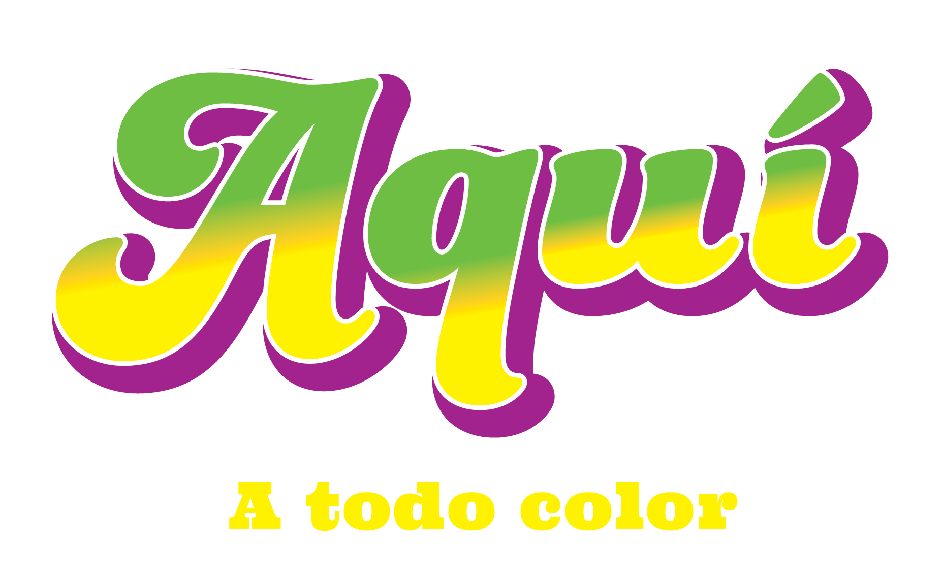 Aquí: a todo color