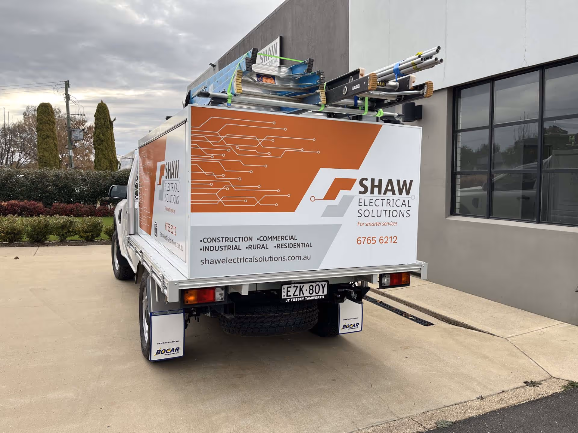 Shaw Electrical Solutions work vehicle