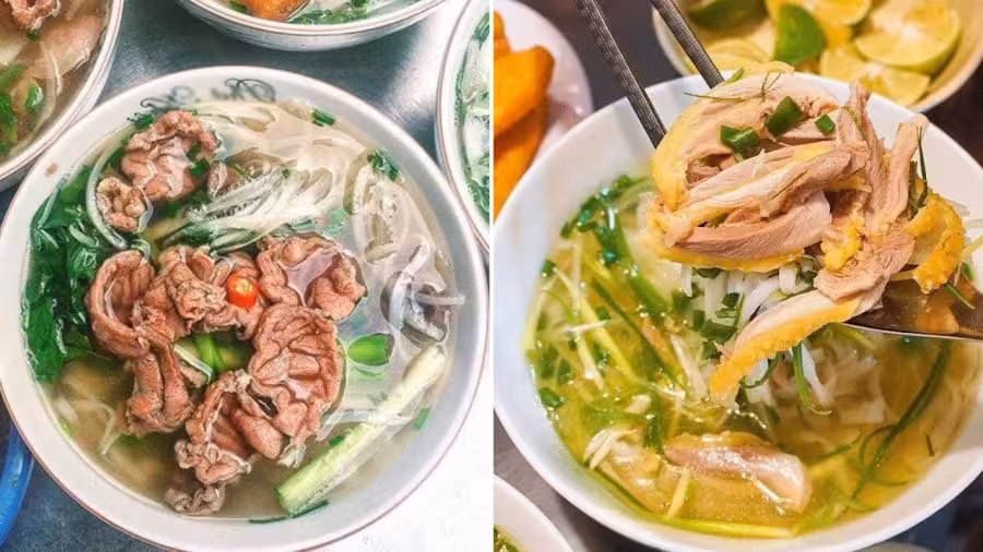 Beef pho vs Chicken pho