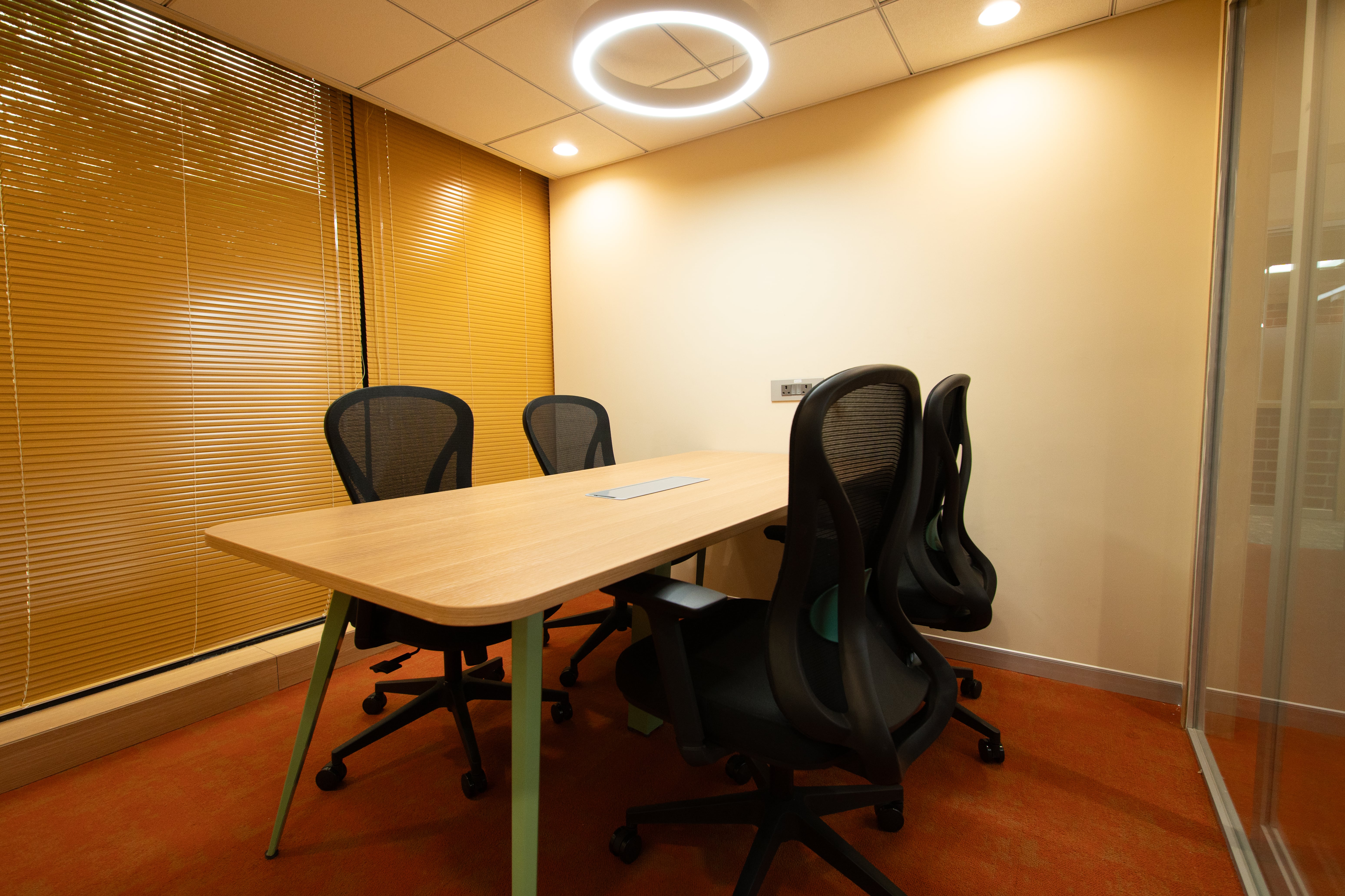 private cabin at away coworking space in Koramangala