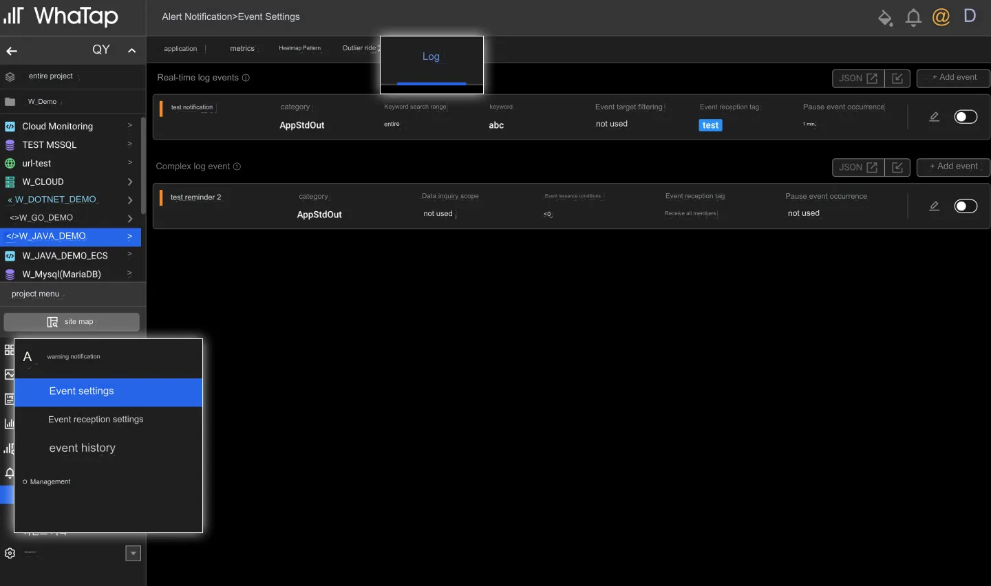 Amazone Cognito Service Page