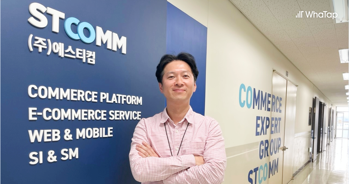 STCOMM社のチョン部長のインタビュー写真