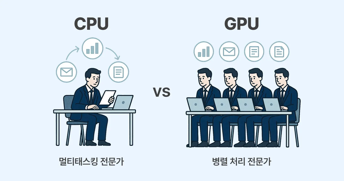 CPU GPU 차이점