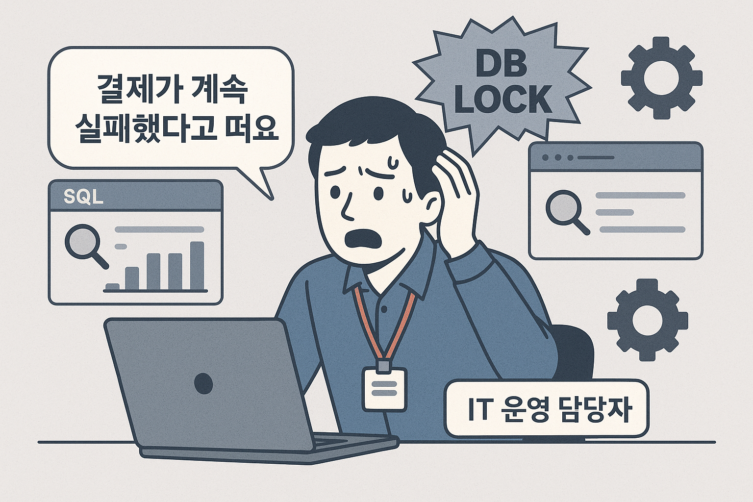 IT 운영 담당자 상황 묘사