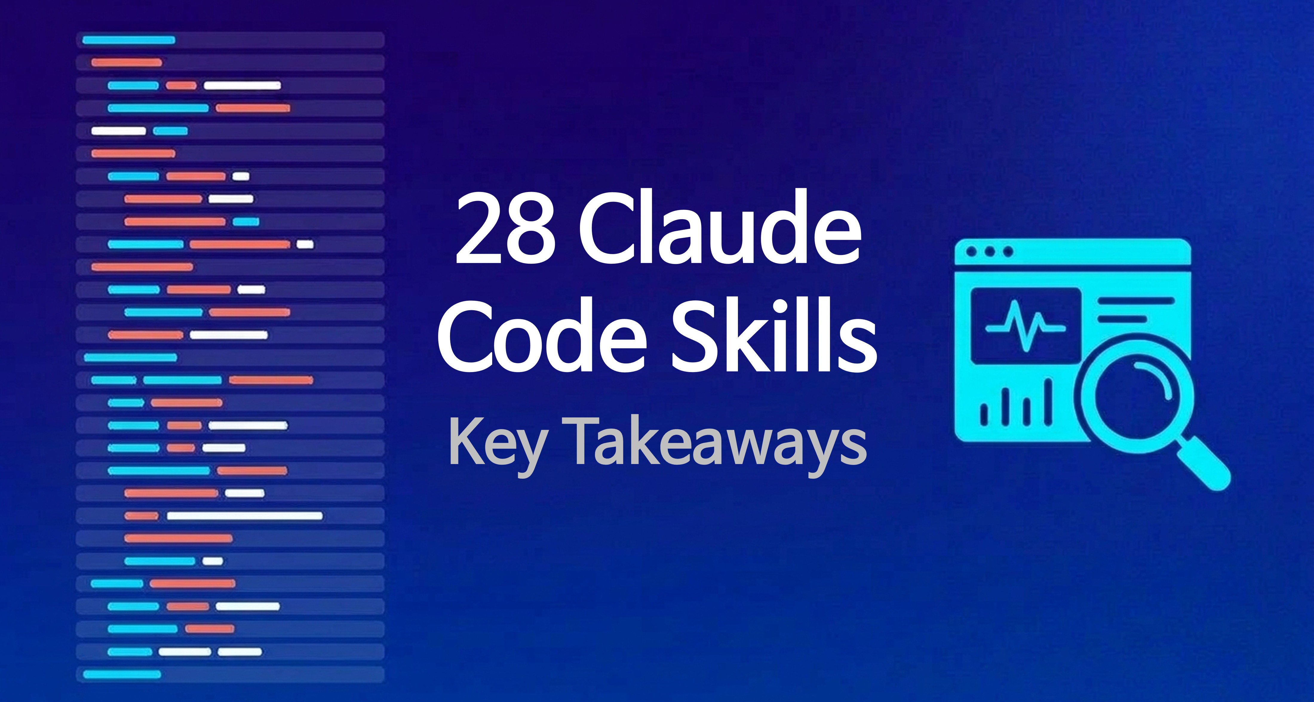 Claude Code 스킬 28개 운영 경험과 지속 모니터링 필요성 다룬 블로그 썸네일