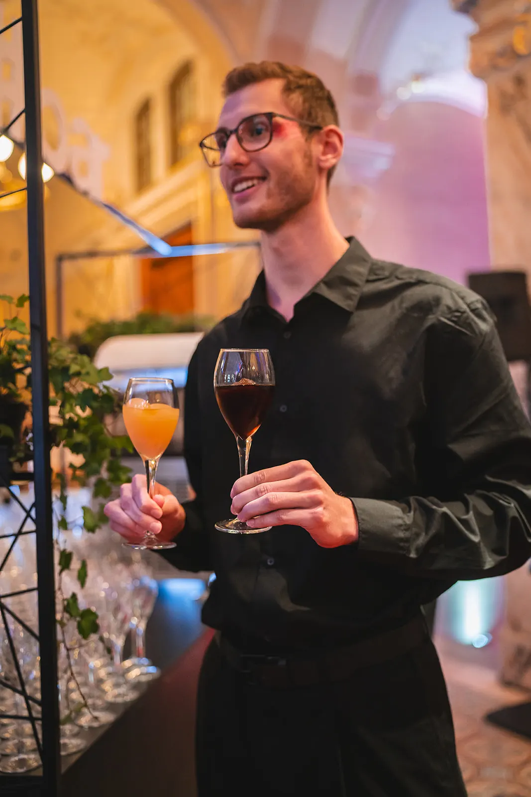 Welcome drink v podobě Frozen koktejl od IN CATERING