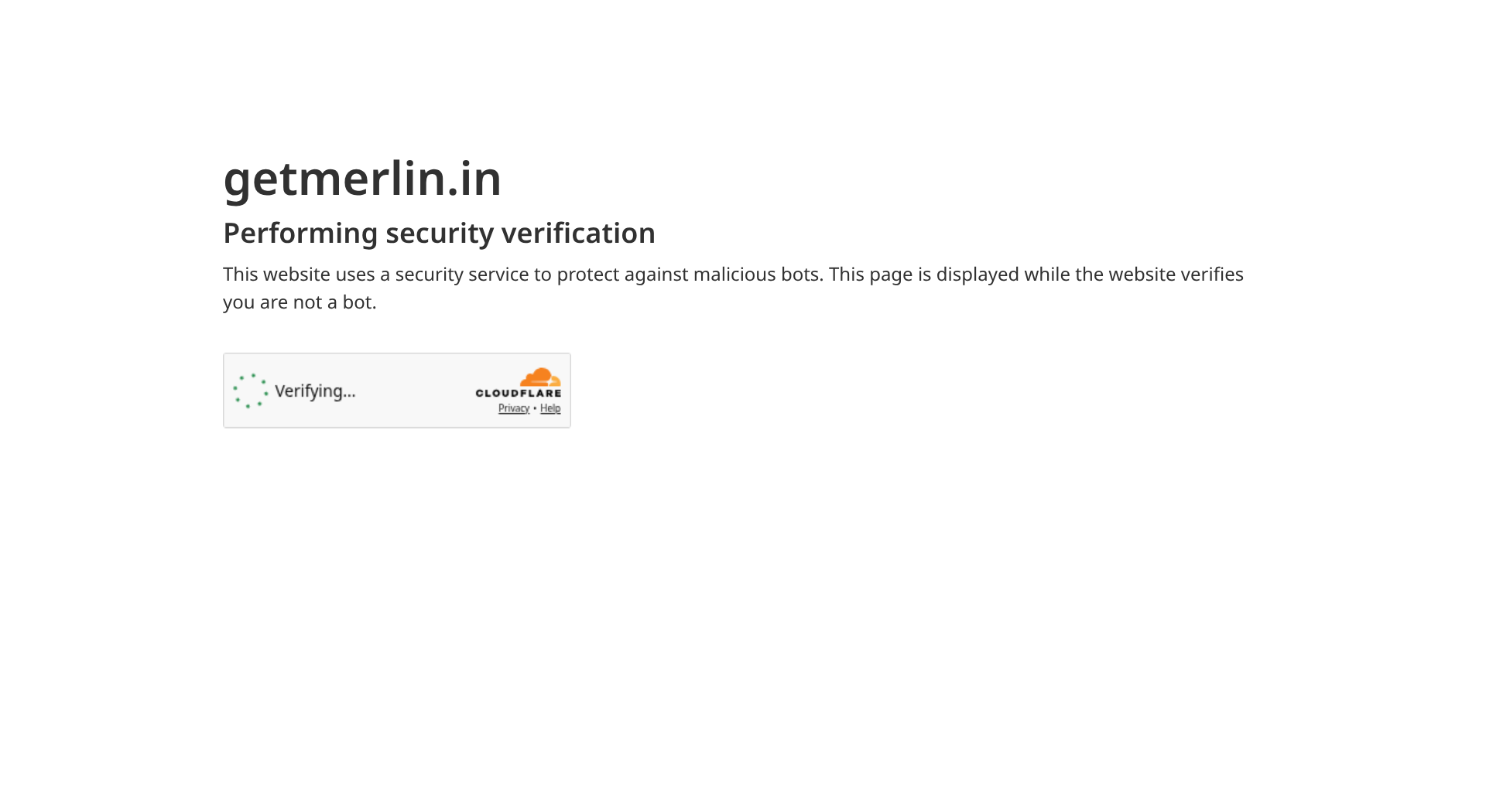Merlin screenshot