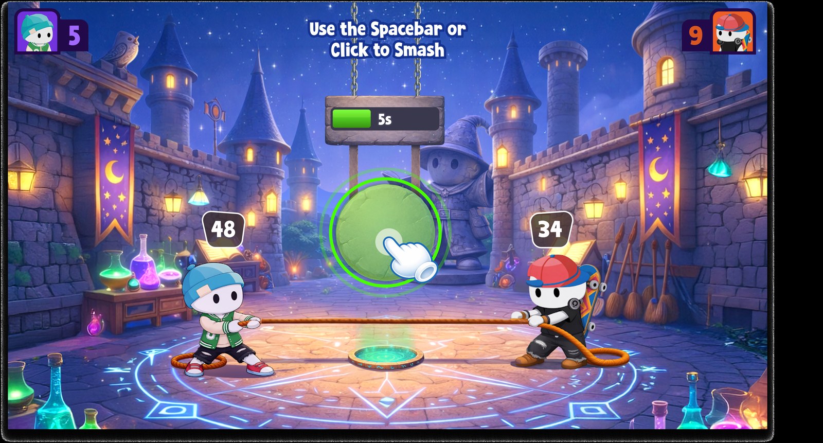 Tug of War classroom game