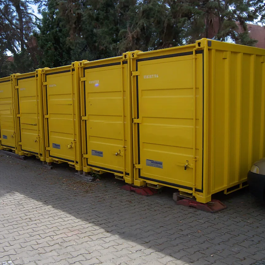 5 Fuß Moverboxen, Farbe gelb
