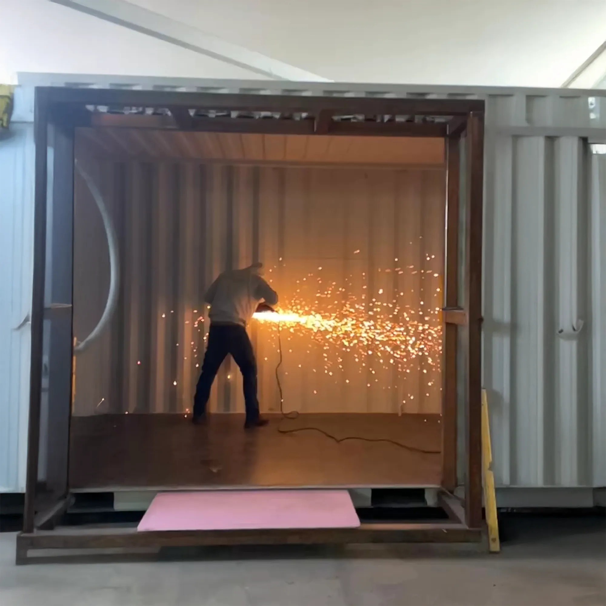 Ausbau Glaserker Container Tiny House