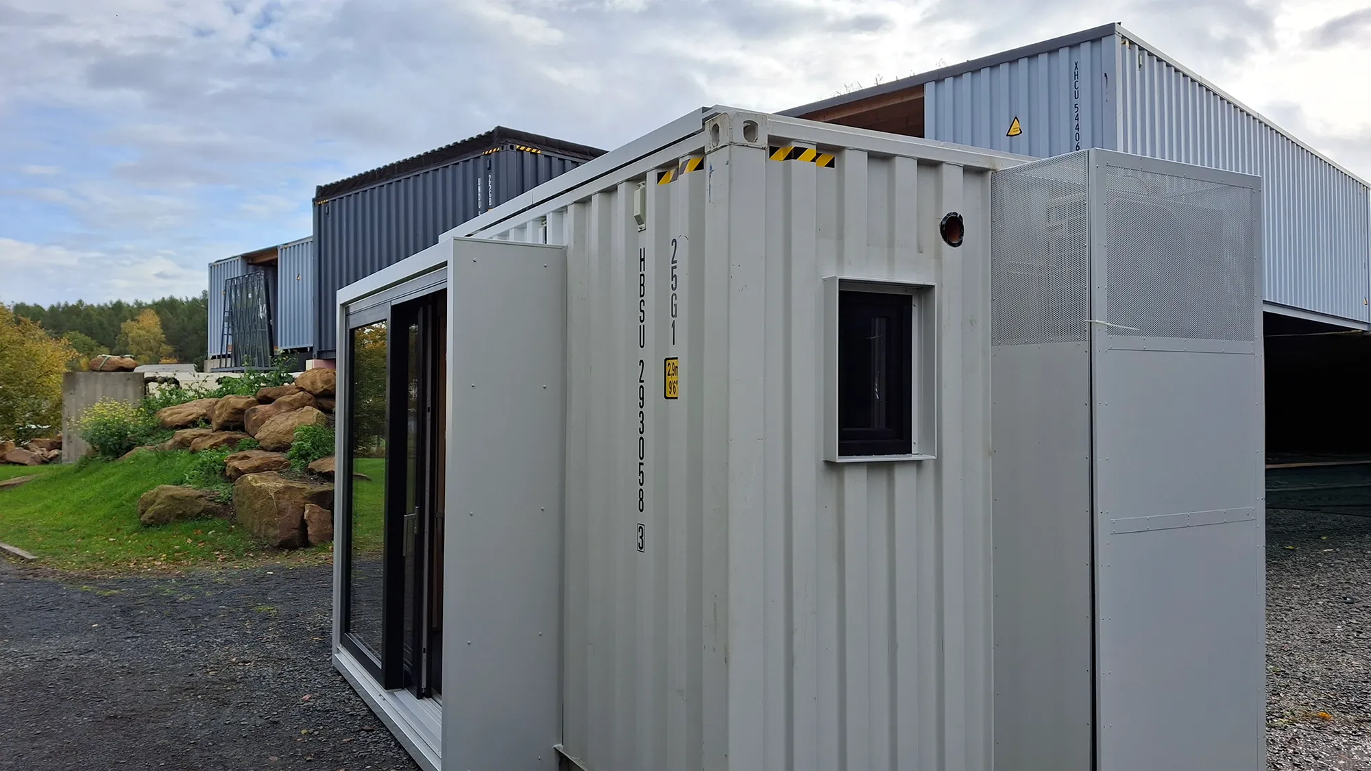 Tinyhouse Container Seitenansicht