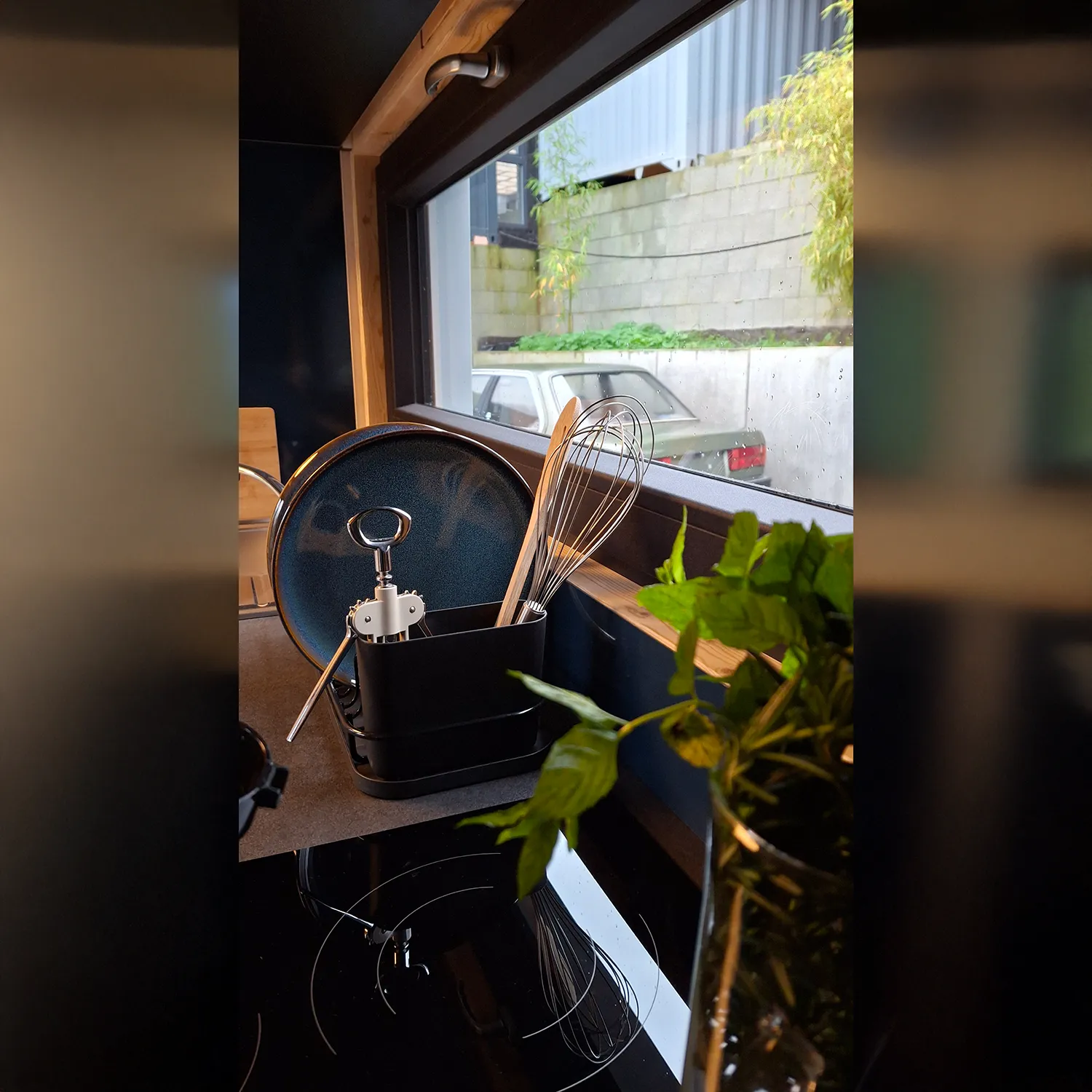 Tinyhouse Container Arbeitsplatte