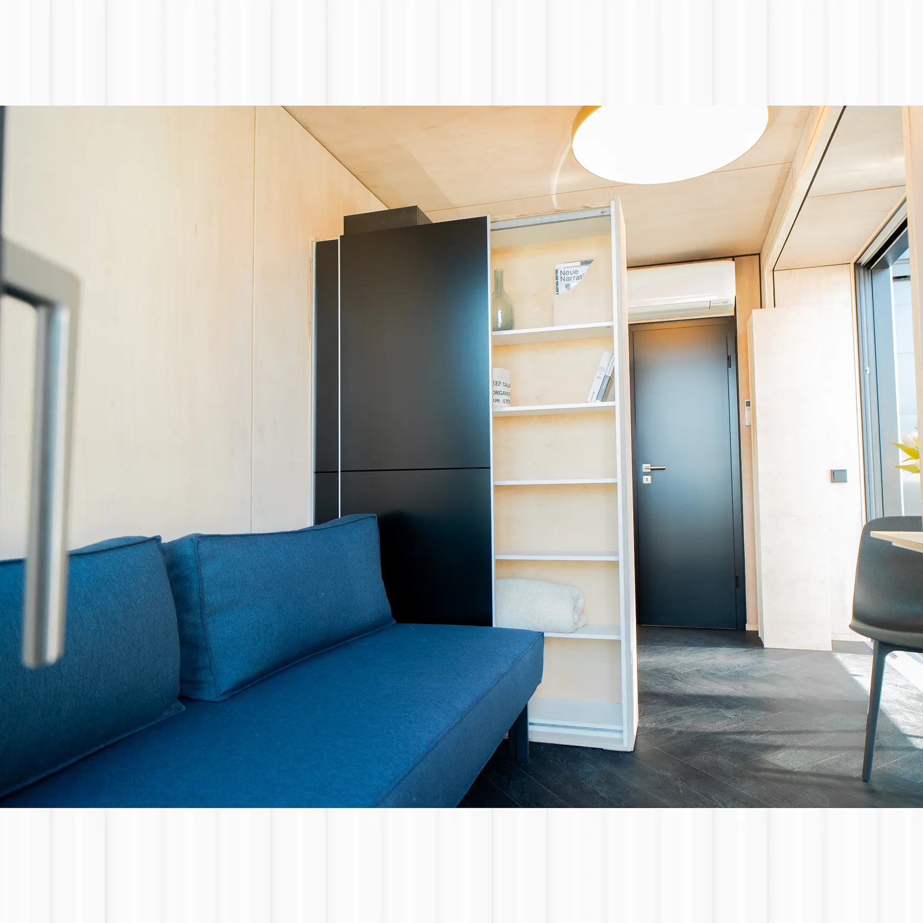 Container Tinyhouse Wohn-und Schlafbereich