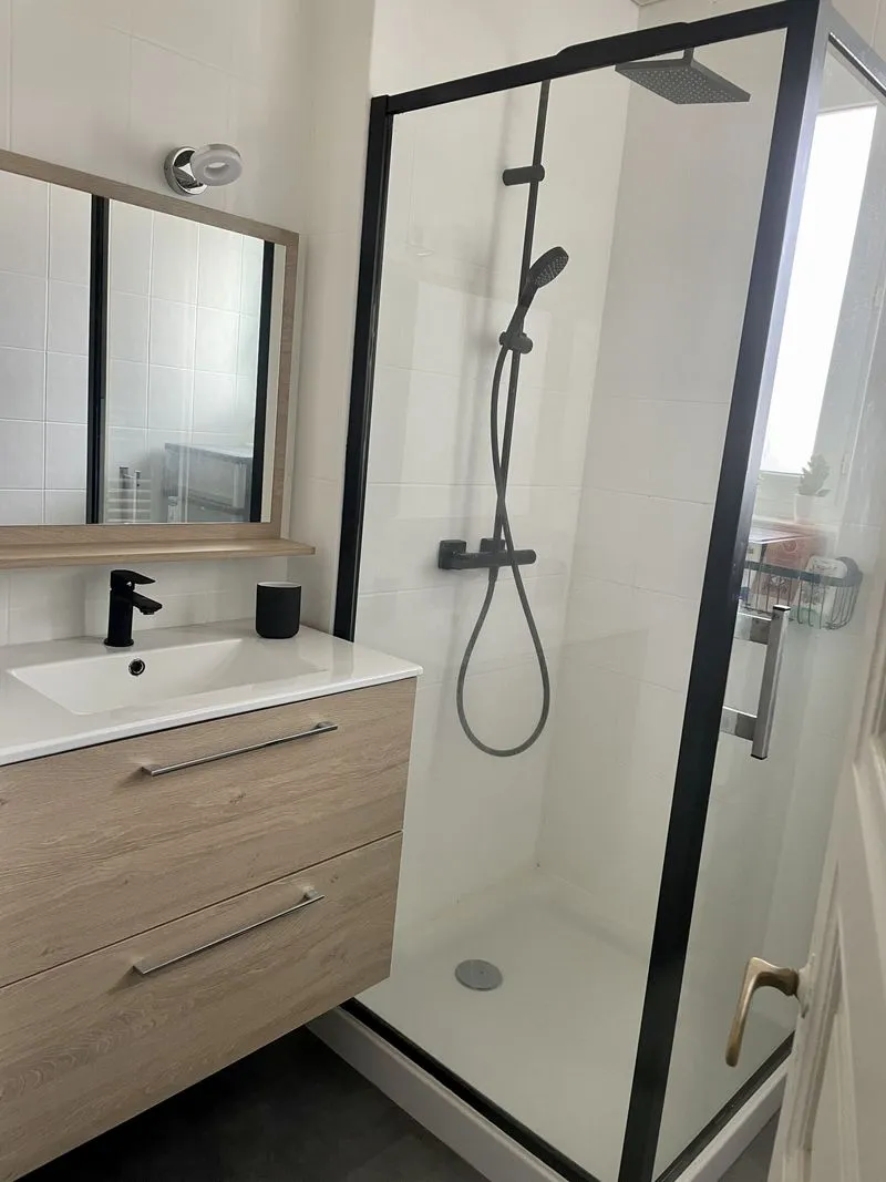 Salla de bain de la Villa Hortensia