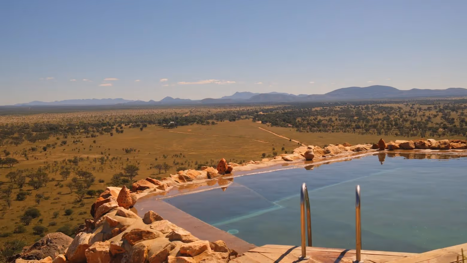 Un lodge dans une réserve privée