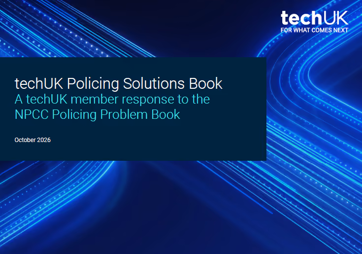 techUK Policing Solutions Book cover
