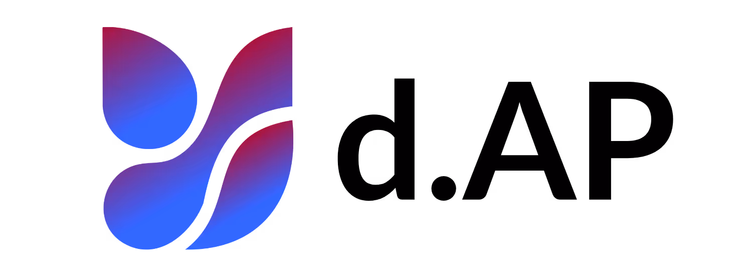 A logo of dAP