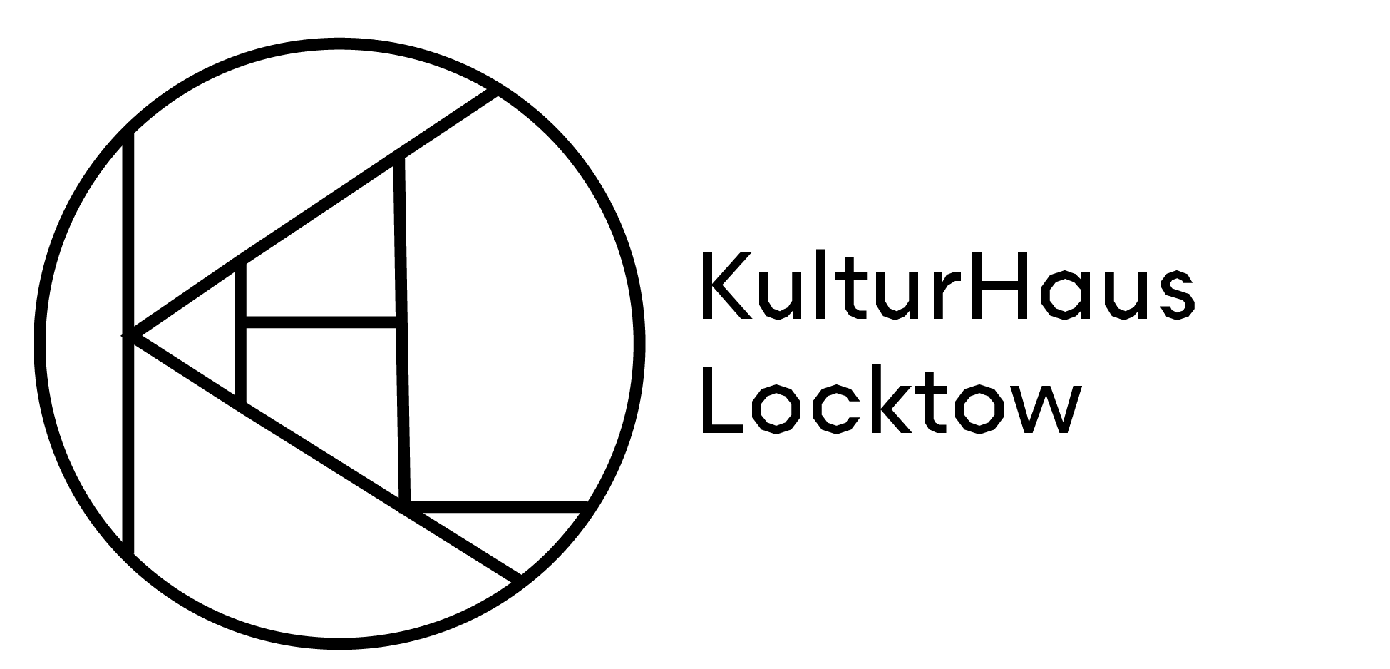 Logo KulturHaus Locktow in schwarz.