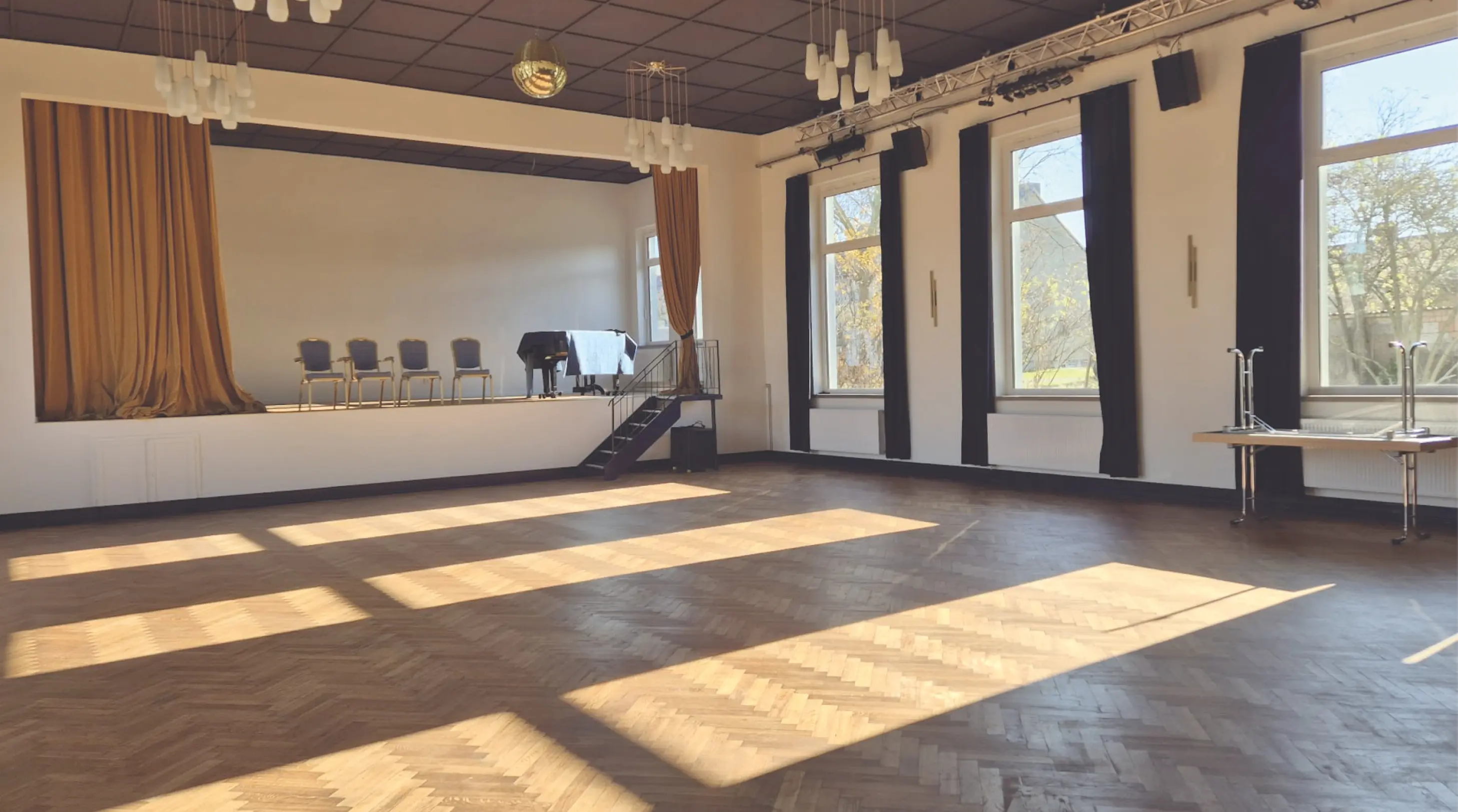 Der Große Saal im KulturHaus Locktow