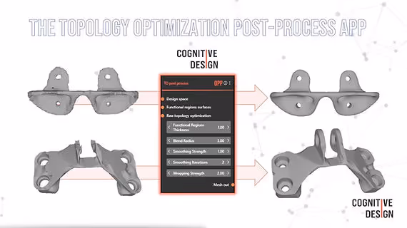 Illustration of the Topology Optimization Post-Process app